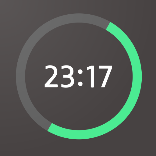 Round Clock with Milliseconds icon