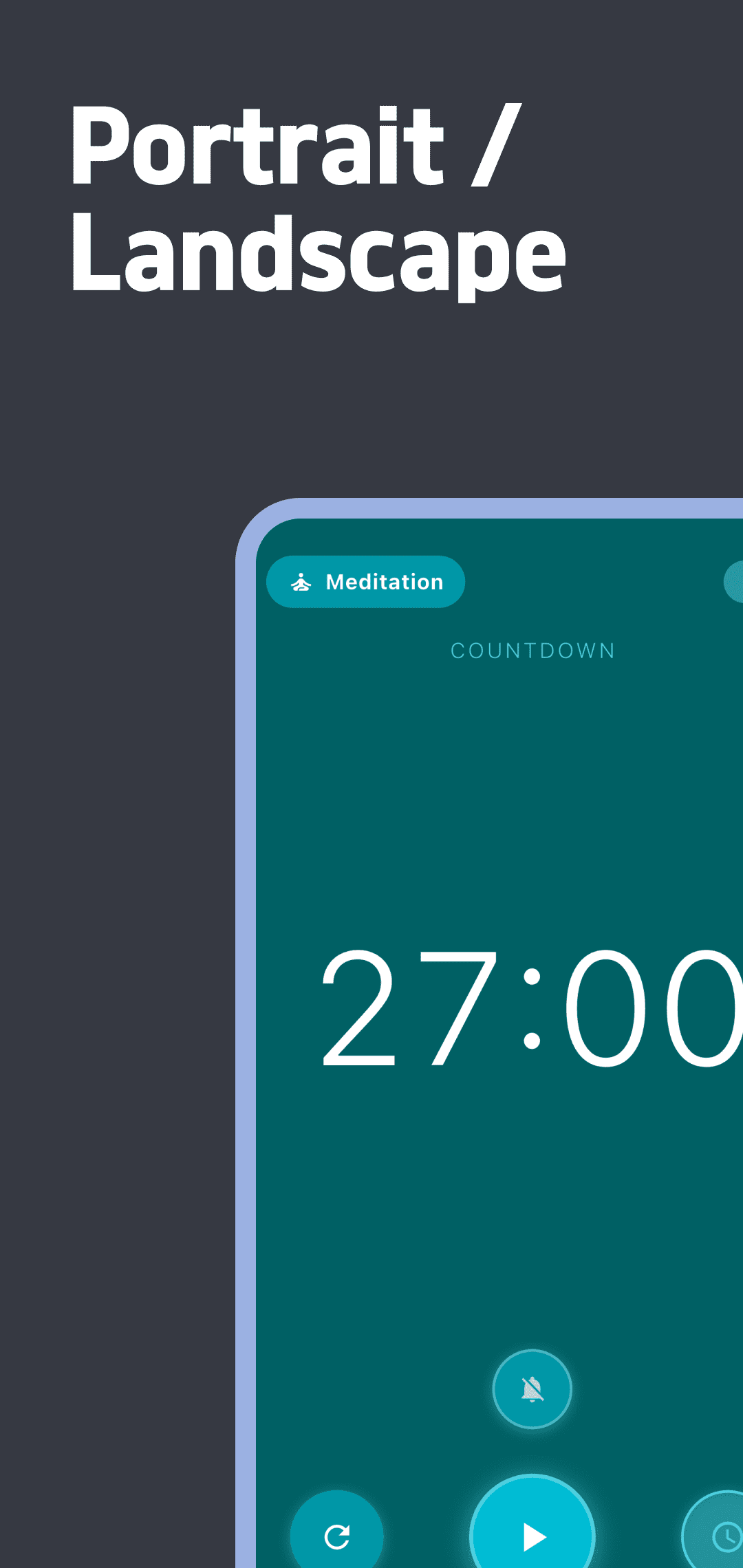 Retained Big Timer portrait image with large digits and controls below the display